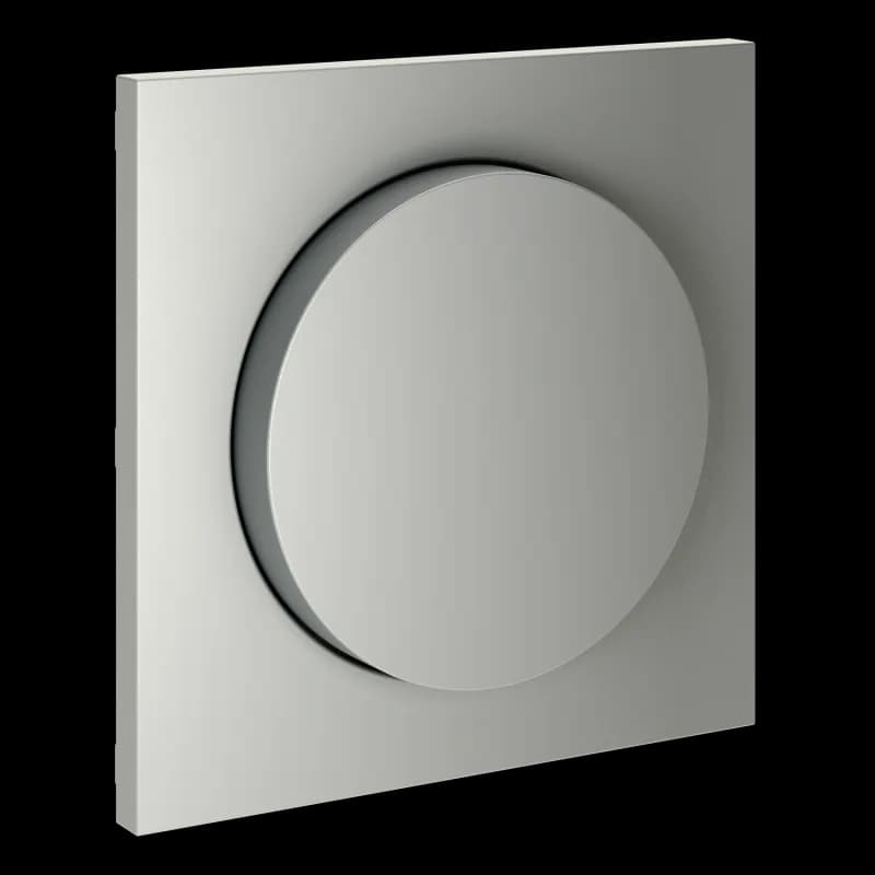 Накладка для светорегулятора поворотно-нажимного, S70 (сталь)