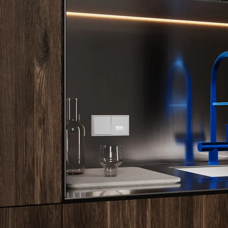 Накладка для подсветки светодиодной с датчиком, S70 (серый)