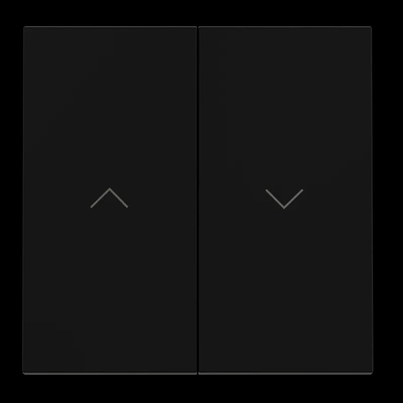 Клавиши для выключателя жалюзи, S70 (черный матовый)