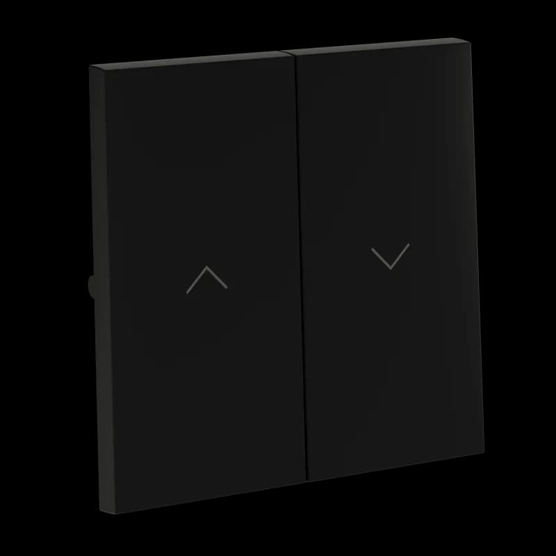 Клавиши для выключателя жалюзи, S70 (черный матовый)