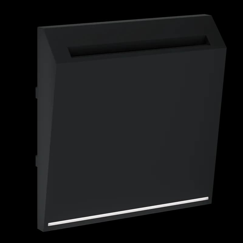 Накладка для выключателя карточного, S70 (черный матовый)