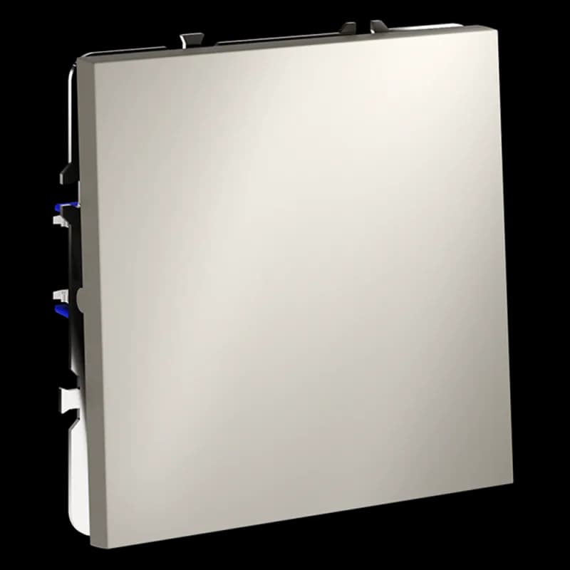 Выключатель встраиваемый VOLTUM S70 одноклавишный 10А, (кашемир)