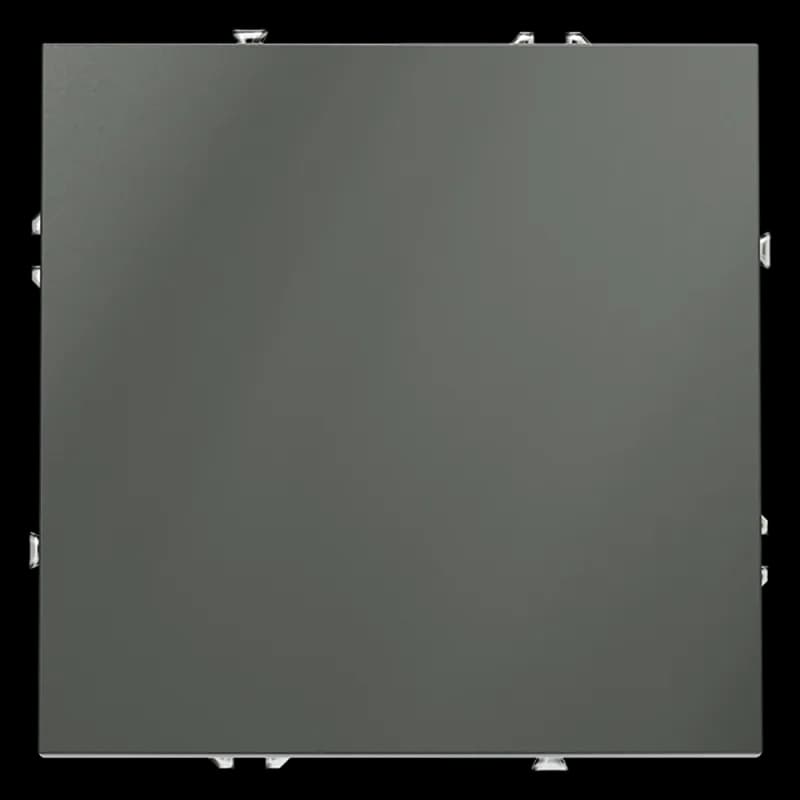 Выключатель встраиваемый VOLTUM S70 одноклавишный 10А, (титан)