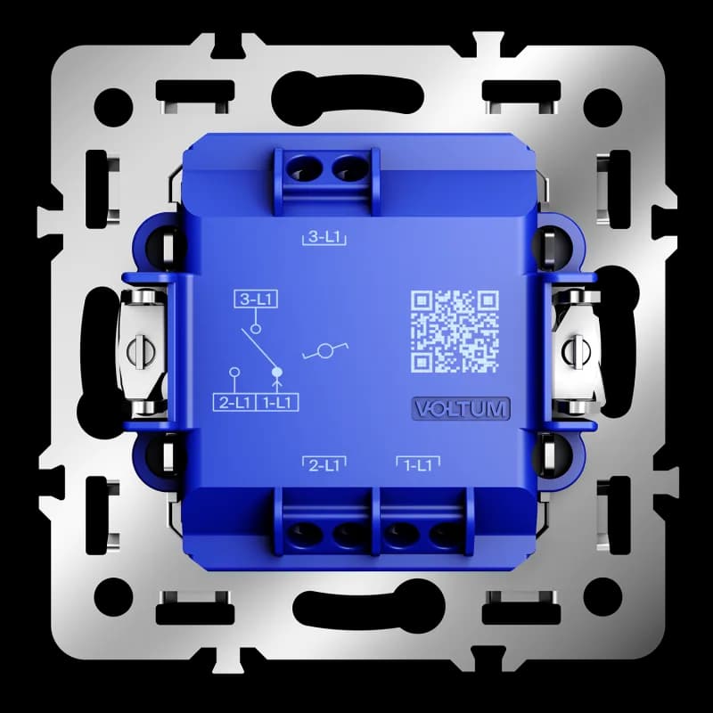 Механизм проходного переключателя одноклавишного 10А, S70