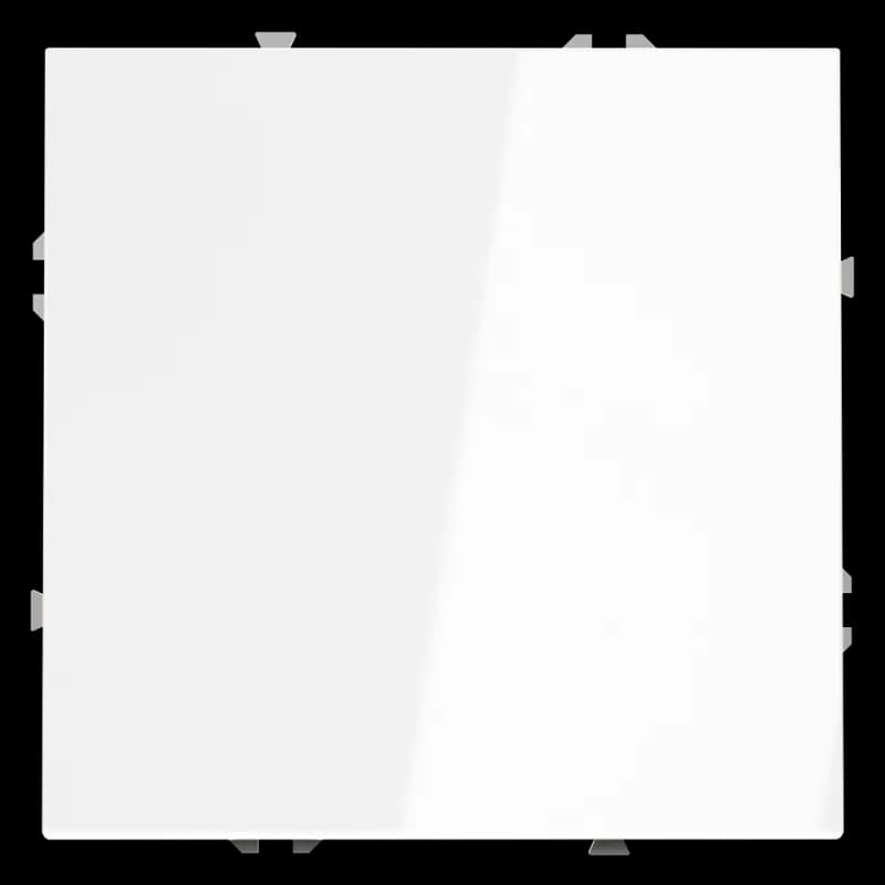 Перекрестный переключатель встраиваемый VOLTUM S70 одноклавишный 10А, (белый глянцевый)