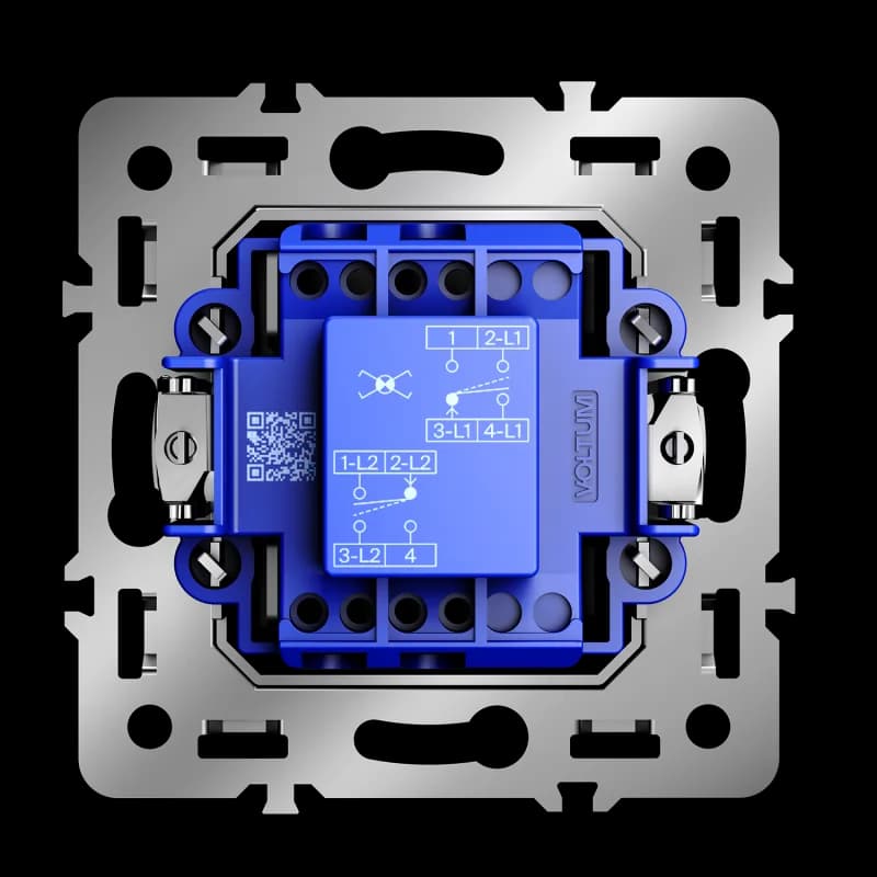 Механизм перекрестного переключателя одноклавишного 10А, S70