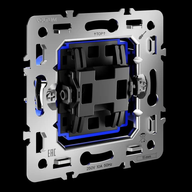 Механизм перекрестного переключателя одноклавишного 10А, S70