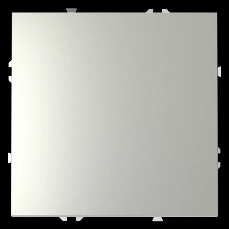 Выключатель с самовозвратом встраиваемый VOLTUM S70 одноклавишный 10А, (сталь)