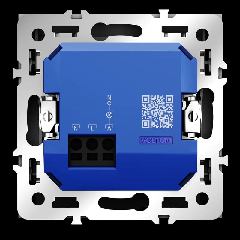 Выключатель встраиваемый VOLTUM S70 карточный 16А, (белый матовый)