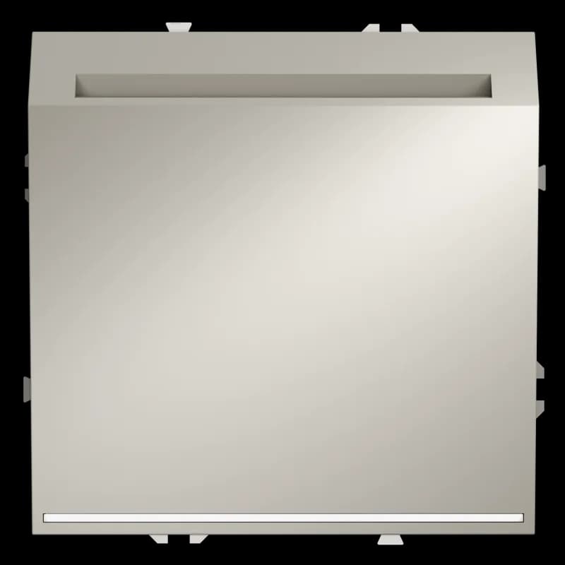 Выключатель встраиваемый VOLTUM S70 карточный 16А, (кашемир)