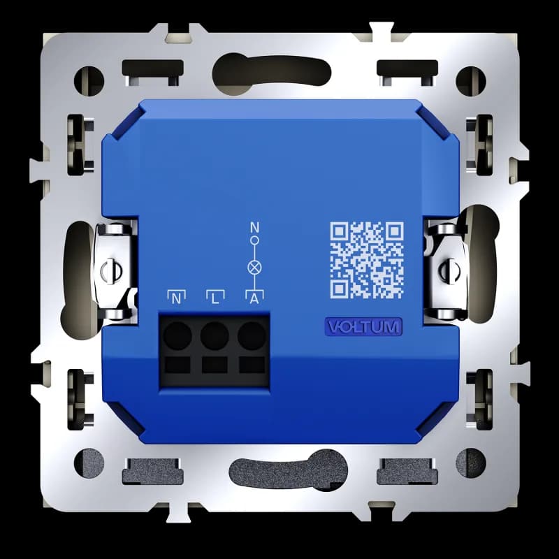Выключатель встраиваемый VOLTUM S70 карточный 16А, (кашемир)