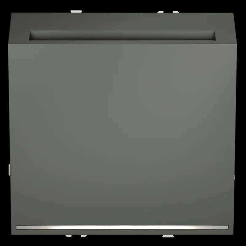 Выключатель встраиваемый VOLTUM S70 карточный 16А, (титан)