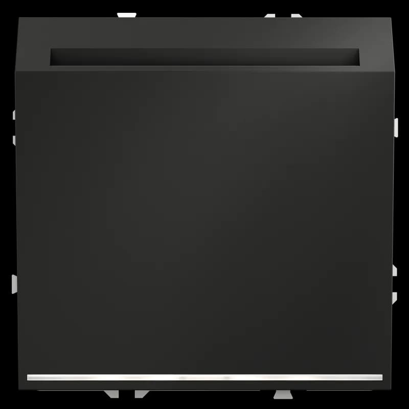 Выключатель встраиваемый VOLTUM S70 карточный 16А, (графит)