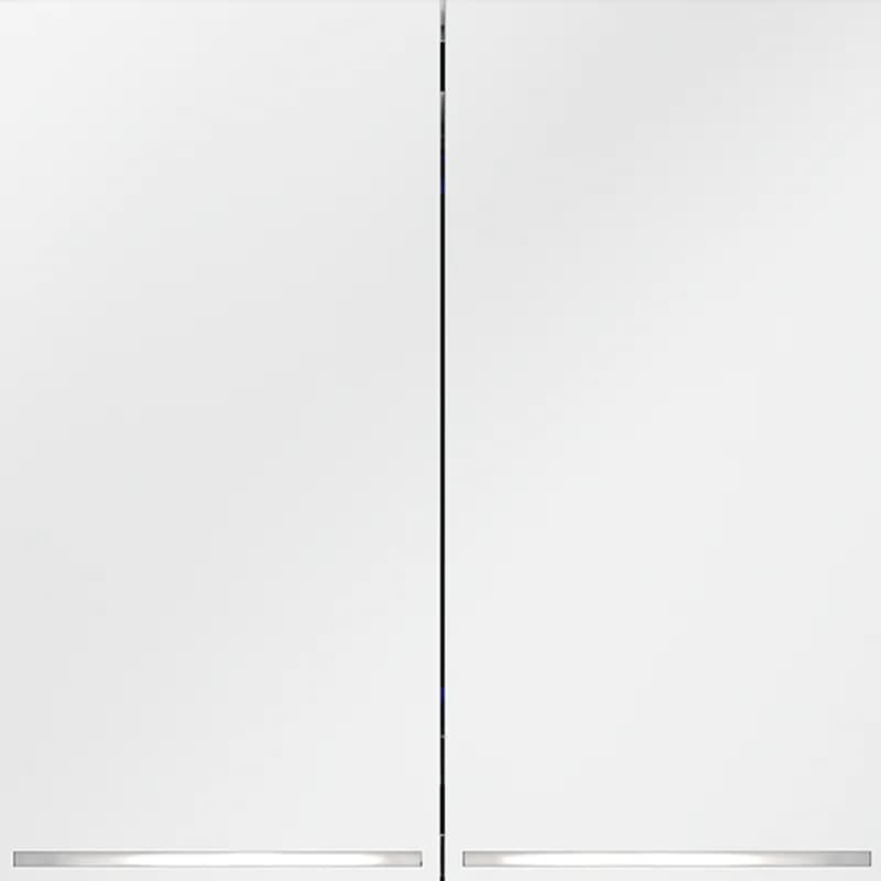 Выключатель встраиваемый VOLTUM S70 двухклавишный с подсветкой 10А, (белый матовый)