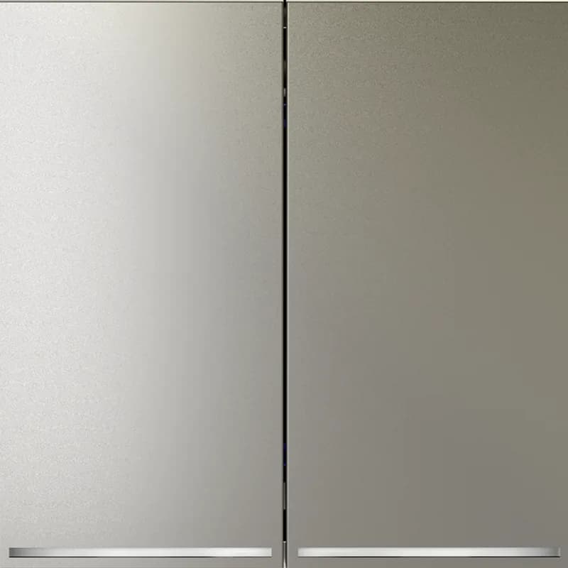 Проходной переключатель встраиваемый VOLTUM S70 двухклавишный с подсветкой 10А, (шелк)