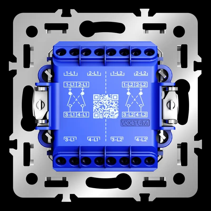 Механизм перекрестного переключателя двухклавишного 10А, S70