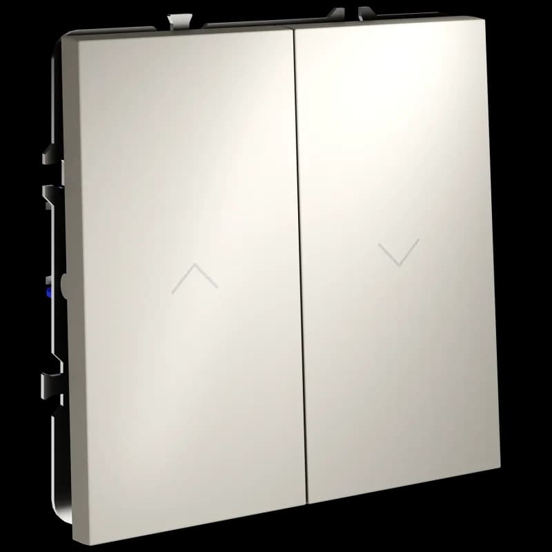 Выключатель встраиваемый VOLTUM S70 для жалюзи 10А, (кашемир)