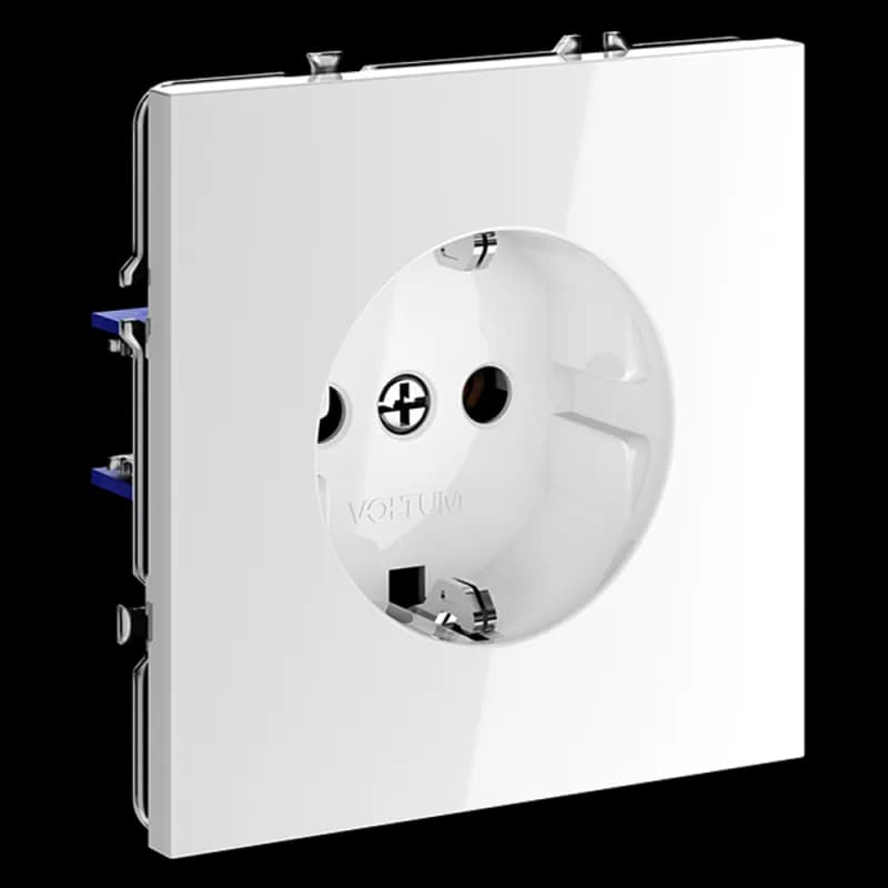 Белый глянцевый