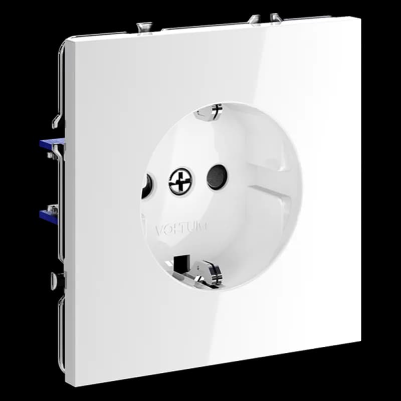 Белый глянцевый