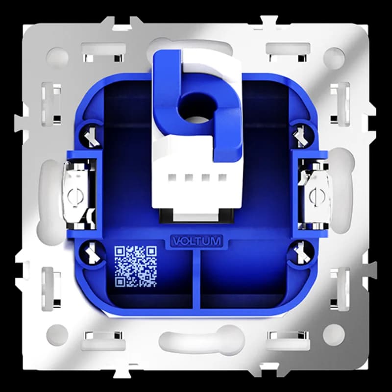 Розетка компьютерная встраиваемая VOLTUM S70 RJ45 кат.6, (белый матовый)