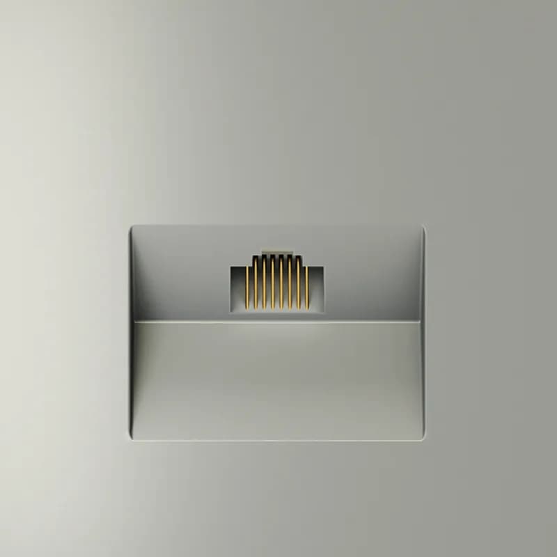 Розетка компьютерная встраиваемая VOLTUM S70 RJ45 кат.6, (сталь)