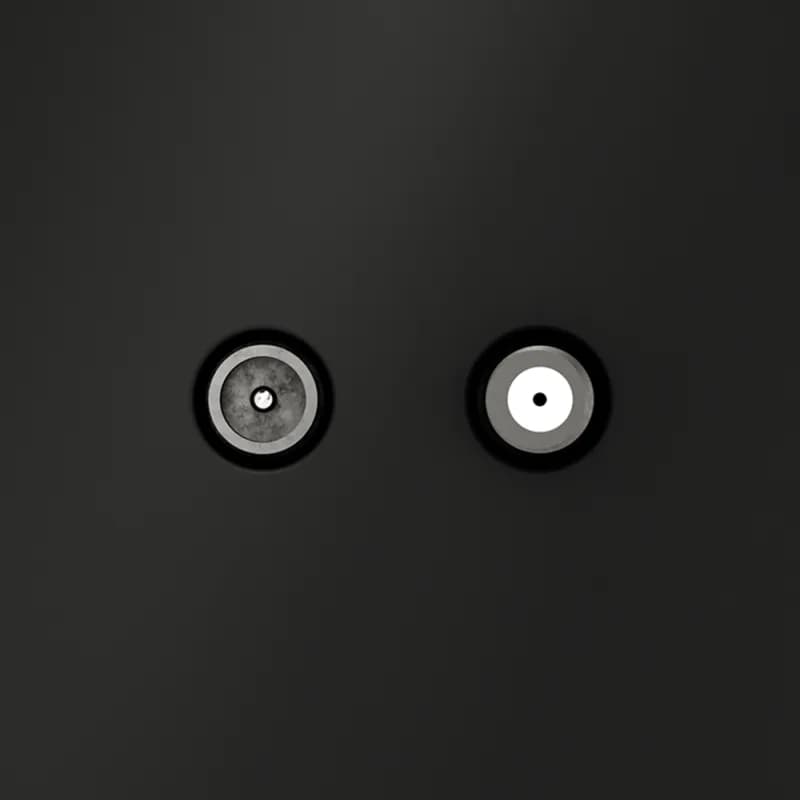 Розетка телевизионная встраиваемая VOLTUM S70 оконечная TV+SAT, (черный матовый)