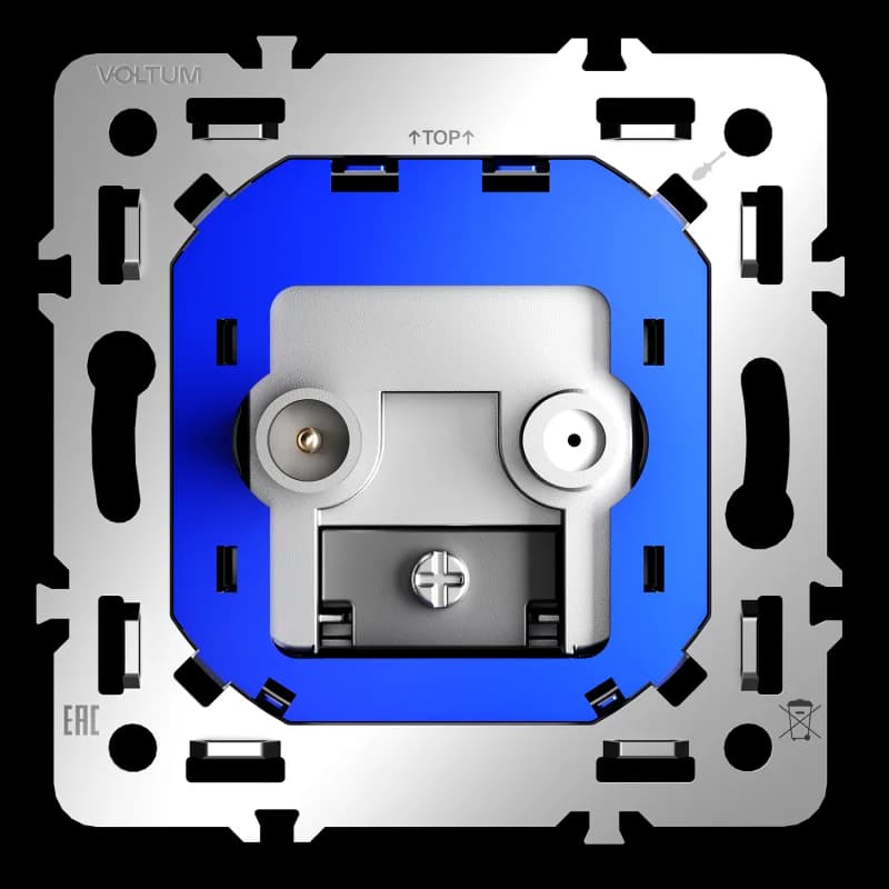 Механизм розетки телевизионной оконечной TV+SAT, S70
