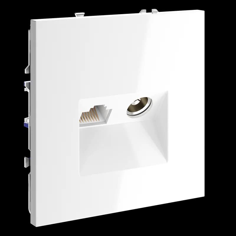 Белый глянцевый