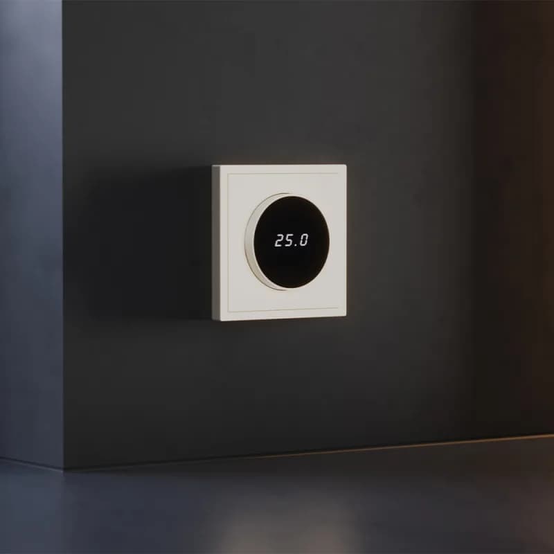 Терморегулятор электронный VOLTUM S70 с индикацией и датчиком, для теплого пола, (хлопок)