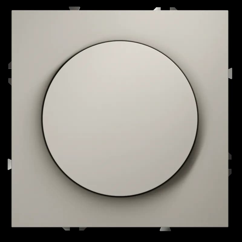 Светорегулятор встраиваемый VOLTUM S70 поворотно-нажимной 600 Вт, (кашемир)