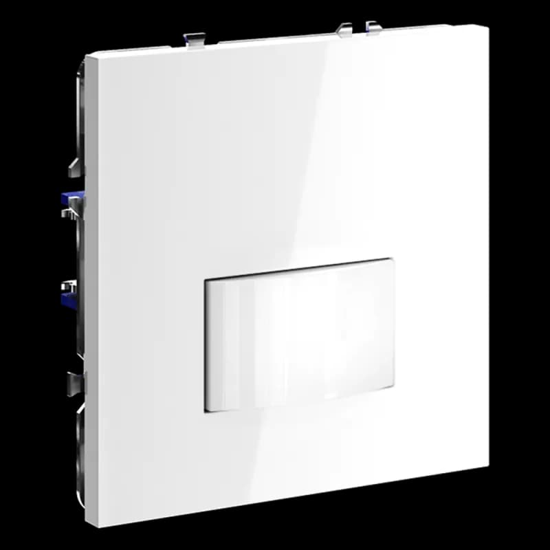 Датчик движения встраиваемый VOLTUM S70, (белый глянцевый)