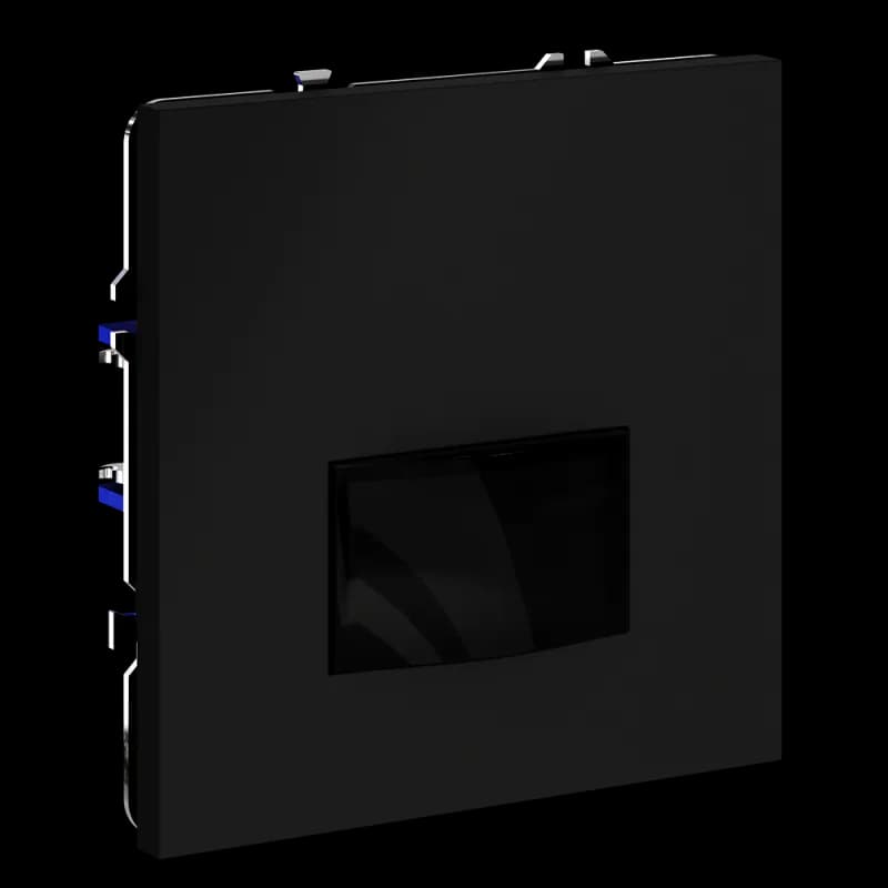 Датчик движения встраиваемый VOLTUM S70, (черный матовый)