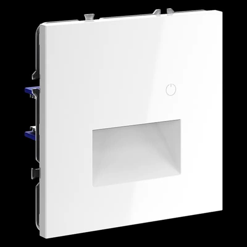 Подсветка светодиодная встраиваемая VOLTUM S70 с датчиком, (белый глянцевый)