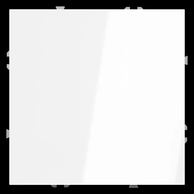 Заглушка VOLTUM S70 с суппортом, (белый глянцевый)