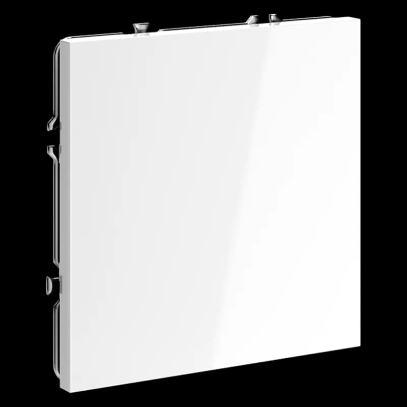 Заглушка VOLTUM S70 с суппортом, (белый глянцевый)