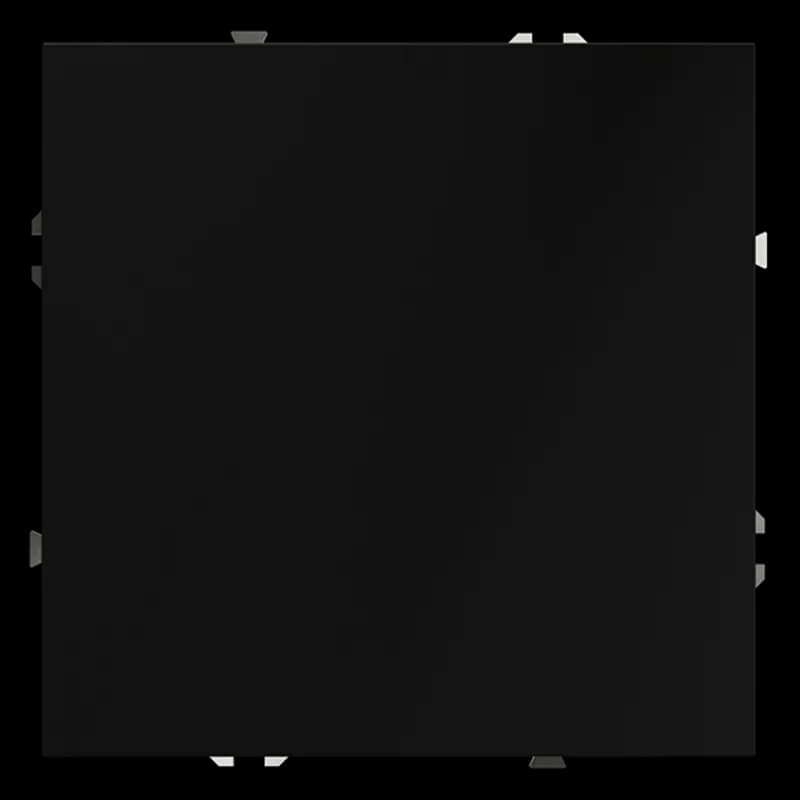 Заглушка VOLTUM S70 с суппортом, (черный матовый)