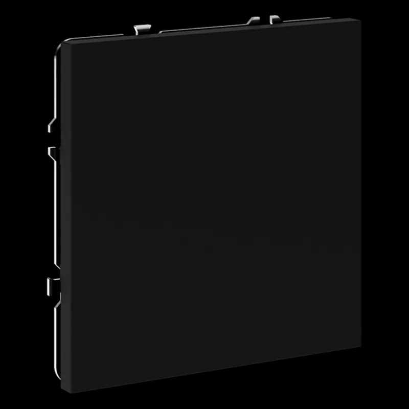 Заглушка VOLTUM S70 с суппортом, (черный матовый)