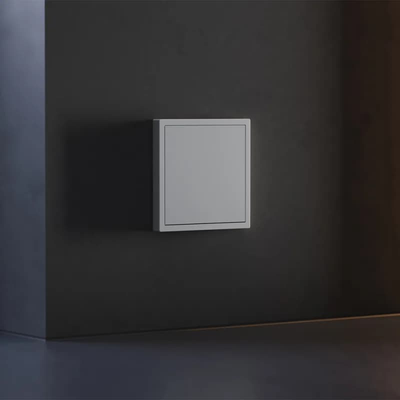 Заглушка VOLTUM S70 с суппортом, (серый)