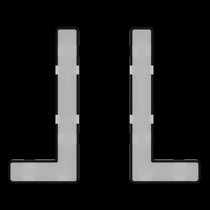 Модули подсветки клавиш выключателя/переключателя двухклавишного, S70