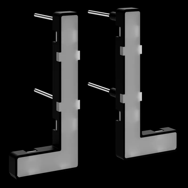 Модули подсветки клавиш выключателя/переключателя двухклавишного, S70