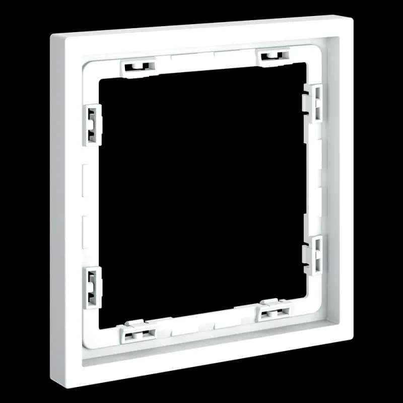 Рамка пластиковая VOLTUM S70 на 1 пост, (белый матовый)
