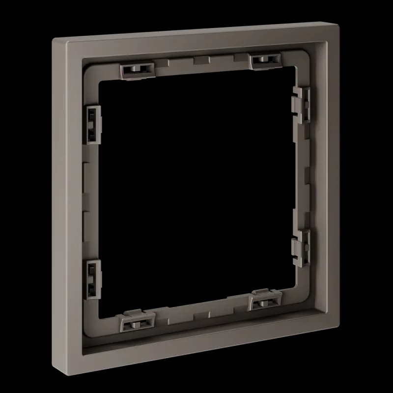 Рамка пластиковая VOLTUM S70 на 1 пост, (капучино)