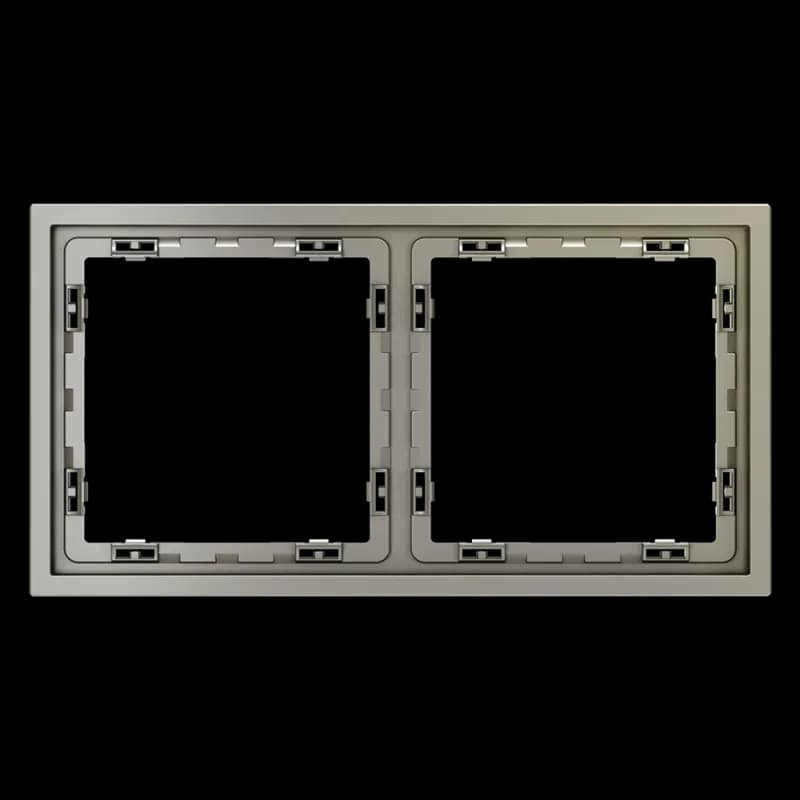 Рамка пластиковая VOLTUM S70 на 2 поста, (шелк)