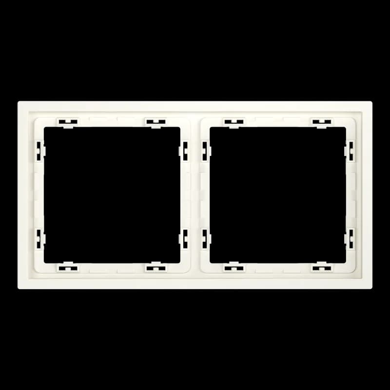 Рамка пластиковая VOLTUM S70 на 2 пост, (хлопок)