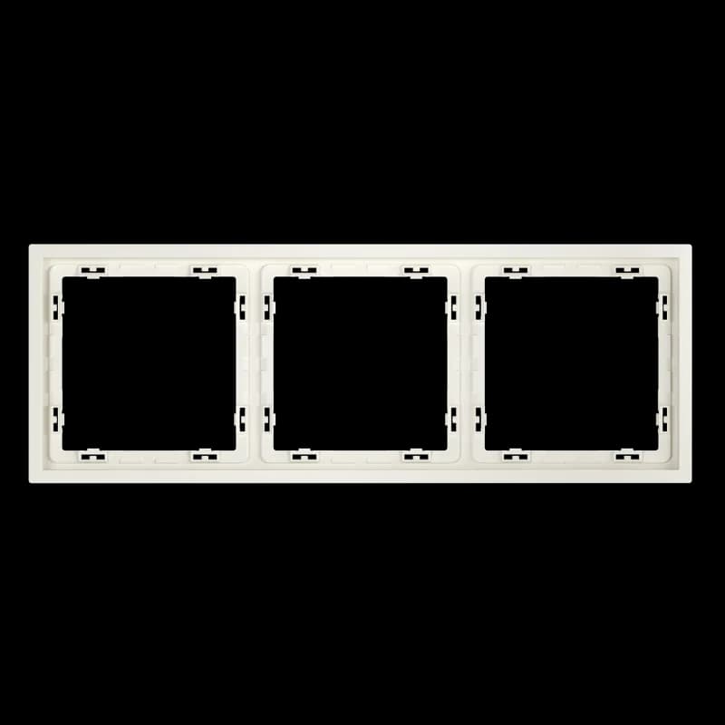 Рамка пластиковая VOLTUM S70 на 3 пост, (хлопок)