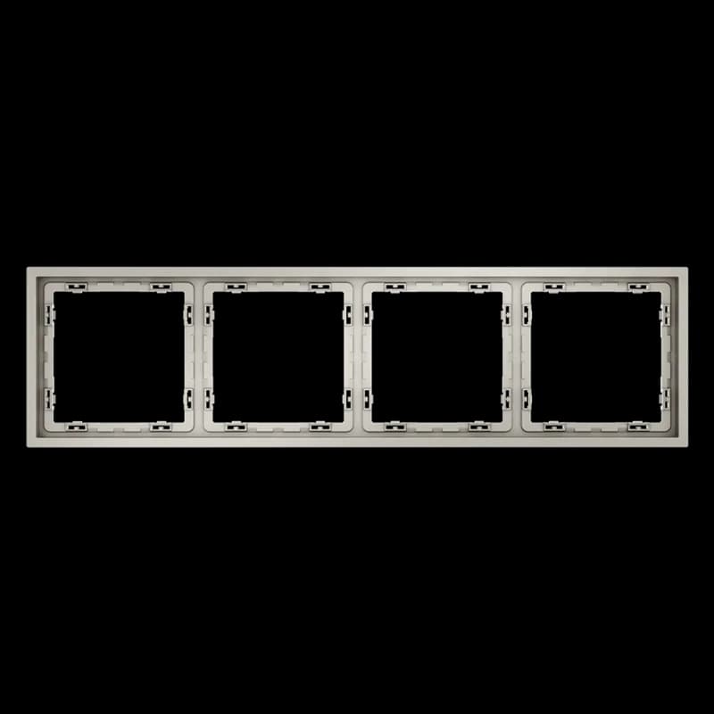 Рамка пластиковая VOLTUM S70 на 4 поста, (кашемир)