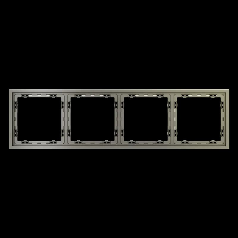 Рамка пластиковая VOLTUM S70 на 4 поста, (шелк)