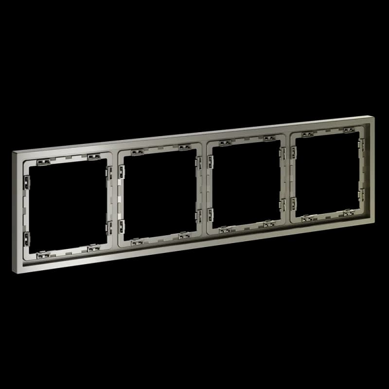 Рамка пластиковая VOLTUM S70 на 4 поста, (шелк)