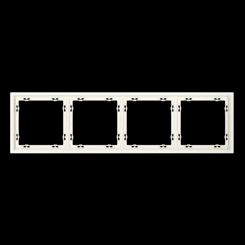 Рамка пластиковая VOLTUM S70 на 4 пост, (хлопок)