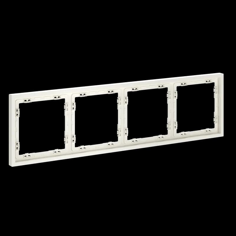 Рамка пластиковая VOLTUM S70 на 4 пост, (хлопок)